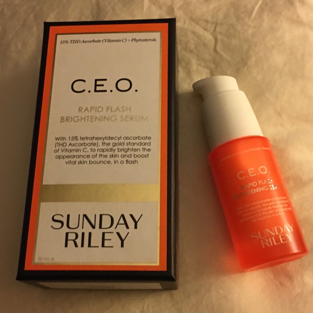NWT🍊SUNDAY RILEY-C.E.O. Brightening Serum-Full sz